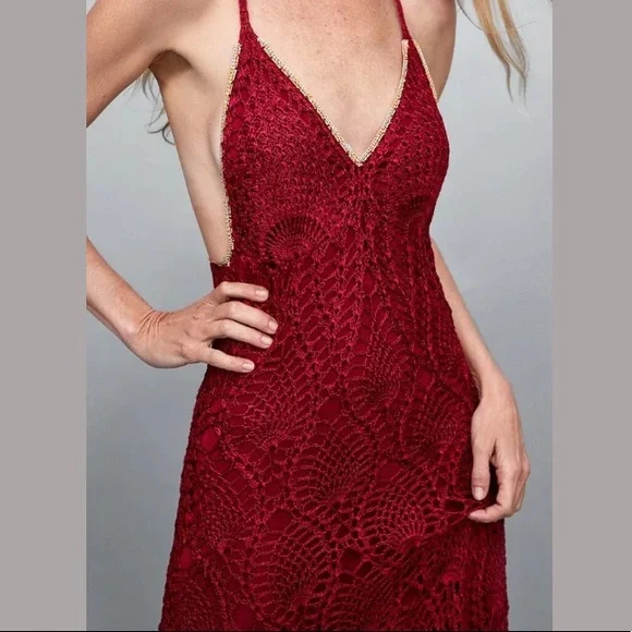 Zara | Dresses | Zara Limited Edition Red Crochet Knit Dress | Poshmark Zara | Dresses | Zara Limited Edition Red Crochet Knit Dress | Poshmark
